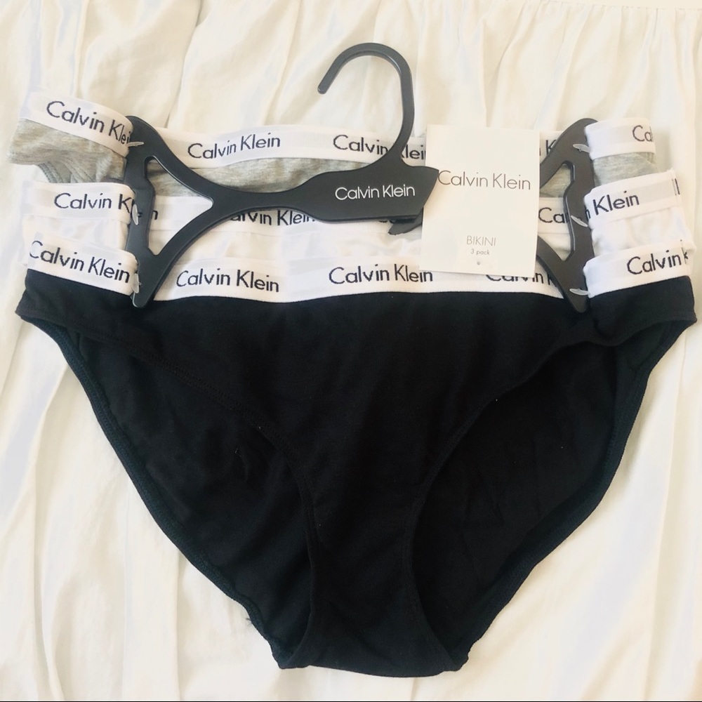 Calvin Klein Bikini Underwear Panties 3-Pack